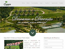 Tablet Screenshot of clasen.com.br